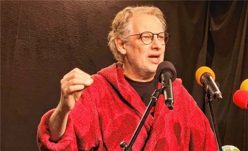 Severin Groebner spielte den Autokraten Walter Eissermann. Foto Schuhbeck