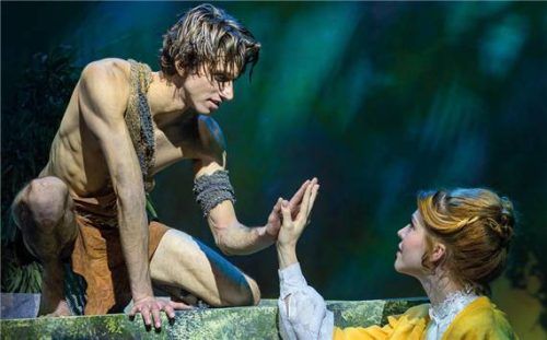 Tarzan und Jane gibt es im Musical des Theater Liberi zu sehen. Foto re