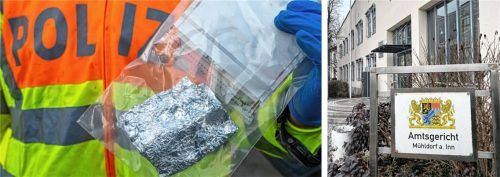 Verhandlung am Amtsgericht Mühldorf: Einem Autohändler aus dem Landkreis Mühldorf wurde mehrfacher Handel mit Kokain vorgeworfen.Fotos dpa/Latta