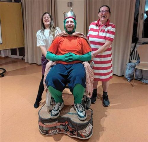 Viel Spaß gibt es schon bei den Proben.Foto re