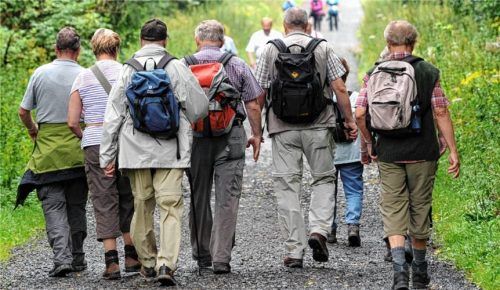 Wandern ist bei Gästen der Region beliebt. Foto dpa