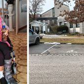 Doppelter Ärger: Fußbruch und Knöllchen