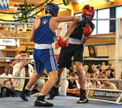37 Kämpfe durften die Besucher des Rosenheimer Starkbierfestes an zwei Sonntagen begutachten.Foto Franz Ruprecht