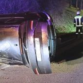 Zwei Verletzte bei Zusammenstoß auf der B 12