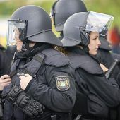 Polizei-Übung in Schwabing