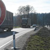 Tempo 50 an der Goldachbrücke noch bis Ende März