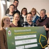 Spende für Ronald-McDonald-Haus