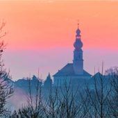 Morgendliche Farbspektakel am Himmel