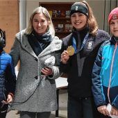 Schüler interviewen Olympiasiegerin Daniela Maier