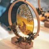 Kunsthandwerker stellen aus