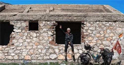 Allein mit dem Rad in der Türkei: Thomas Sewald aus Rosenheim.Foto  Sewald