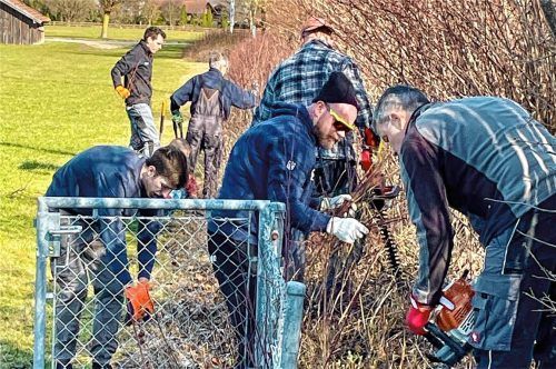 Als Garten-Challenge erwies sich dabei der Kampf gegen Stachel- und Rosengestrüpp. Foto Neuwirth