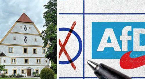 Am 1. Mai zieht in Schechen erstmals die AfD mit zwei Sitzen in den Gemeinderat ein. Foto Imago/Bihlmayerfotografie/Posch