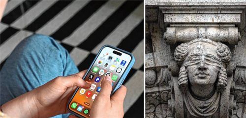 Aus Ärger über seinen Freund hat ein junger Mann aus Brannenburg (19) ein Nacktvideo auf Snapchat hochgeladen und musste deswegen vor Gericht. Foto Monage: dpa/picture alliance/Elisa Schu/Pia Bayer