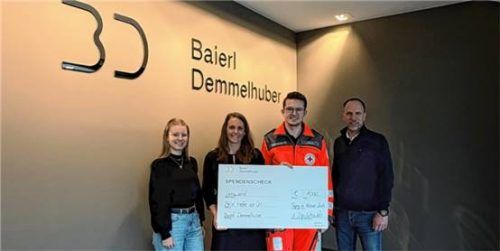 BD spendet an Einrichtungen in der Region: BRK-Helfer vor Ort Töging (Foto), Pleiskirchen hilft, FF Töging, Kriseninterventionsteam Altötting, Hospizverein Altötting, Rottaler Tierfreunde, Wildtierrettung Chiemgau sowie PNP-Stiftung.