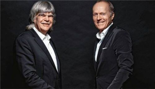 „Boogie Woogie Dimensions“, so heißt das neue Album von Axel Zwingenberger (links) und Joja Wendt, das sie auch in Mühldorf vorstellen. Foto re