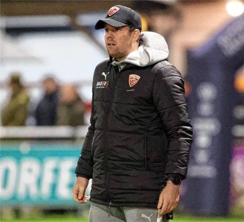 Buchbachs Trainer Marc Unterberger hofft auf den ersten Regionalliga-Sieg unter seiner Regie.Foto Buchholz