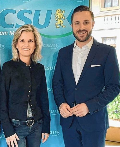 Daniela Ludwig und Daniel Artmann. Foto csu