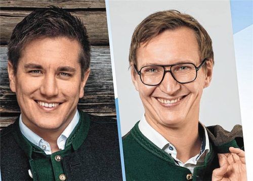 Der Ruhpoldinger Amtsinhaber Justus Pfeifer (CSU/VRB, links) setzt sich hauchdünn in der Stichwahl gegen Xaver Utzinger (FW, rechts) durch. Foto re
