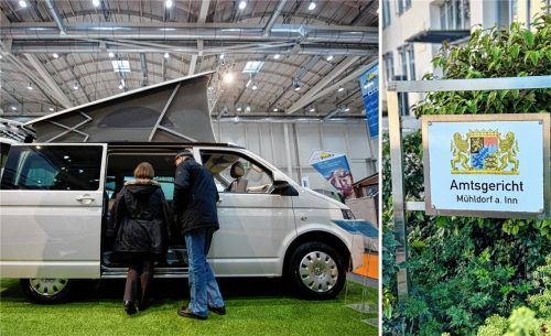 Der VW-Bus ist ein Familienauto. Das dachte sich ein Altenpfleger, lieh sich für den Kauf Geld von seinem Chef und stand am Ende vor dem Amtsgericht Mühldorf. Foto Rath/ dpa (Symbolfoto)