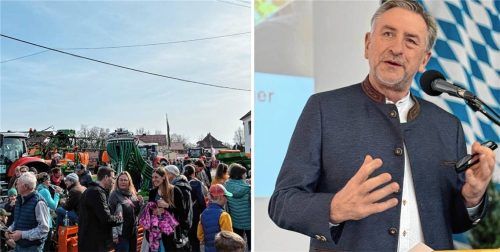 Günther Felßner bei seiner Rede.