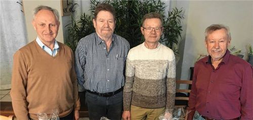 Die aktuelle Vorstandschaft der KSK: (von links) Franz Josef Gruber, Peter Atzenbeck, Helmut Meilhammer und Vorsitzender Ludwig Spirkl. Foto  Jaensch