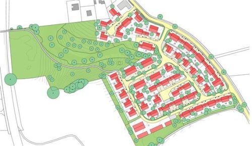Die Bauparzellen 40, 41, 42 im Baugebiet Allersheim werden zusätzlich im Sozialmodell vergeben. Sutherland