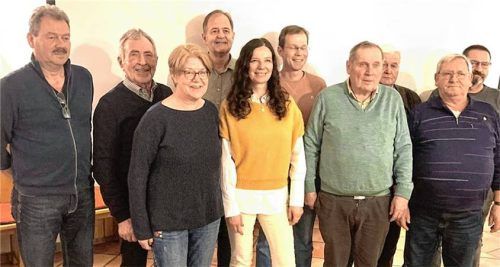 Die geehrten Mitglieder: (von links) Josef Stoiber, Georg Huber, Birgit Armbruster, Heiko Bonzheim, Margot Erber, Matthias Tafelmeier, Josef Hargasser, Bonaventura Maier, Karl Landenhammer und Günther Hinze. Foto Rampl