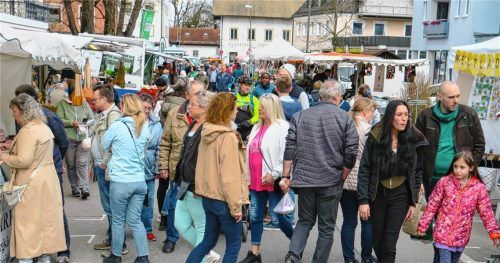 Die Josefimarkt-Veranstalter hoffen wieder auf ebenso zahlreichen Besuch wie im Vorjahr. Foto Baumann
