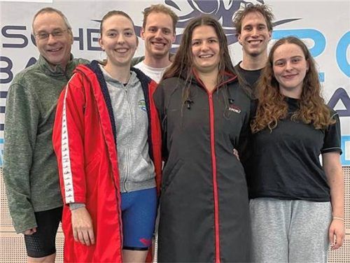 Die Schwimmerinnen und Schwimmer des TSV 1860 Rosenheim waren erfolgreich auf der „Bayerischen“.Foto Privat