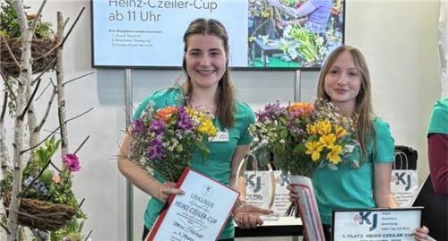 Die siegreichen Azubis von Blumen Baumeister.