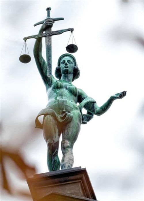 Die Statue der Justitia ist ein Symbol der Justiz. Foto dpa