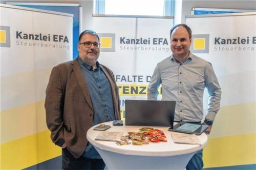 Die Steuerberater Markus Lindermeir und Matthias Lechner von der Kanzlei EFA.