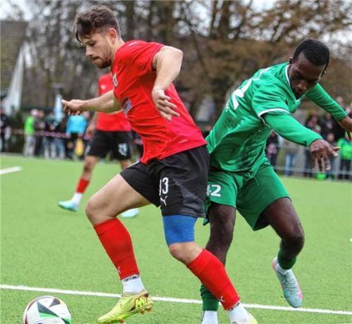 Er ist nicht zu bremsen: Robin Ungerath traf beim Wasserburger Sieg in Aubing fünffach.Foto Butzhammer