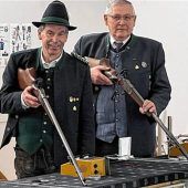 Name des Siegers auf der Schützenscheibe verewigt