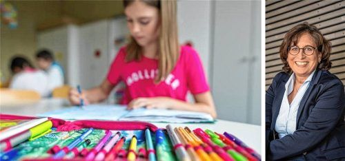 Essen, spielen, Hausaufgaben machen: Viele Eltern sind auf die Mittagsbetreuung ihrer Kinder angewiesen. Die Gemeinde Kraiburg mit Bürgermeisterin Petra Jackl (rechts) muss auf das Defizit reagieren. Fotos dpa/Schindler