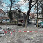 Spielplatz Riedergarten vorerst gesperrt