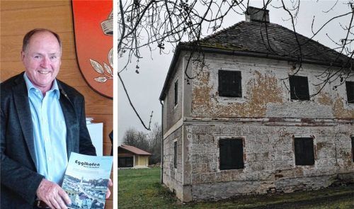 Freut sich: Bürgermeister Johann Ziegleder aus Egglkofen. Der Landtag hat eine Finanzspritze von 480.000 Euro angekündigt. Das alte Forsthaus soll saniert werden.Fotos  Schwarz