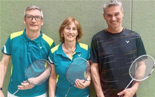 Für die deutsche Meisterschaft qualifiziert: Matthias Kleibel (von links), Susanne Breitrainer und Jochen Zepmeisel. Foto privat