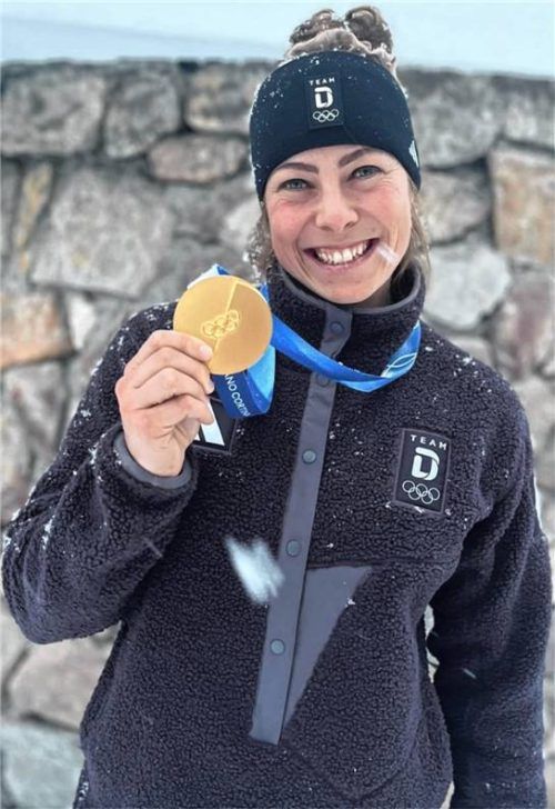 Für immer Olympiasiegerin: Daniela Maier fährt aber auch im Weltcup ganz vorne mit.Foto privat