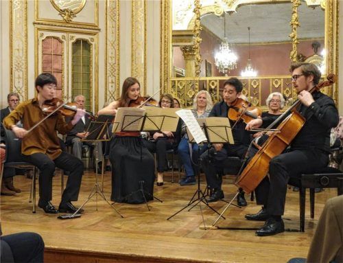 Funkelnde Spielfreude: Das Simply Quartet bei seinem Auftritt in Neubeuern.Foto  Füchtner