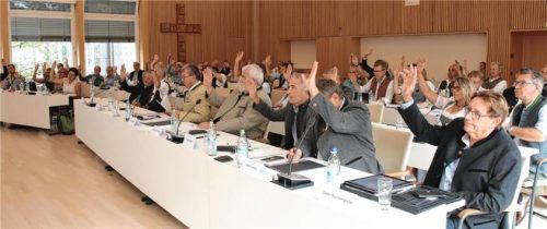 Großes Gremium: Der Rosenheimer Kreistag zählt 70 Mitglieder. Foto Landratsamt