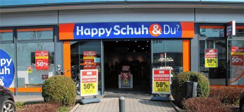 „Happy Schuh und Du?“ hatte die Filiale im Kolbermoorer Herto-Park erst Anfang September 2025 eröffnet. Jetzt macht das Schuhgeschäft bald schon wieder dicht. Foto Riediger