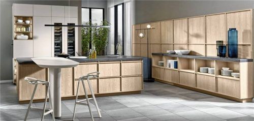 Helle Farbtöne mit zartem Pastell dominieren in den neuen Küchen-Kollektionen.Foto VDDK