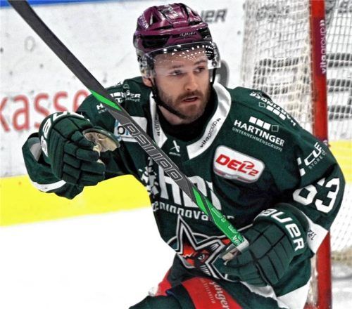 Im Starbulls-Trikot hat sich Jordan Taupert in seiner ersten Saison bereits unverzichtbar für Trainer Pasanen gemacht.Foto Hans-Jürgen Ziegler