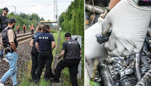 Immer wieder kommt es zu Brandanschlägen auf Kabel der Deutschen Bahn (Symbolbilder) – am Dienstag, 17. März, auch entlang der Strecke Mühldorf – Freilassing. Der Staatsschutz ermittelt. Fotos dpa