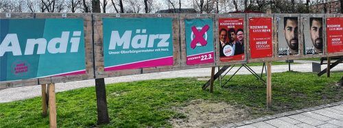 In Rosenheim kommt es zur Stichwahl zwischen Oberbürgermeister Andreas März (CSU) und seinem Herausforderer Abuzar Erdogan (SPD). Foto re