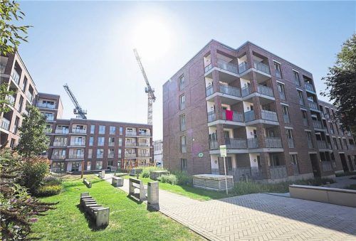 Kann Baukosten für den Einzelnen senken: in Gemeinschaft bauen. Foto Christian Charisius/dpa