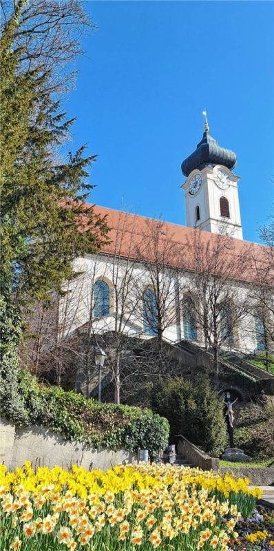 Kirche Mariä Himmelfahrt in Bad Aibling. Foto hecht