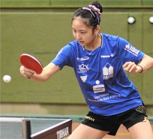 Kolbermoors Damen müssen morgen, Sonntag, auf Lisa Wang aufgrund eines Turniereinsatzes verzichten. Foto Gerhard Erlich